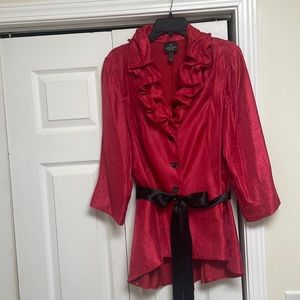 Adrianna Papell Ruffle Top